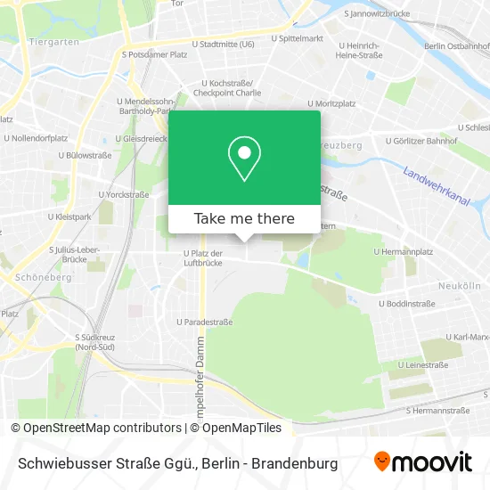 Карта Schwiebusser Straße Ggü.