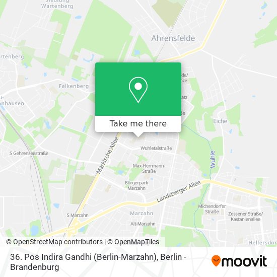36. Pos Indira Gandhi (Berlin-Marzahn) map
