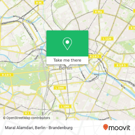 Maral Alamdari, Unter den Linden 10 map