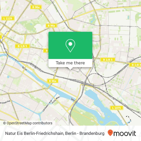 Natur Eis Berlin-Friedrichshain, Gärtnerstraße 2 map