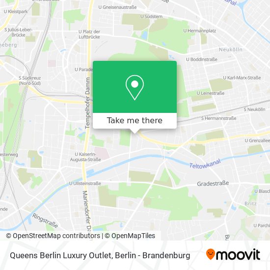 Queens Berlin Luxury Outlet map