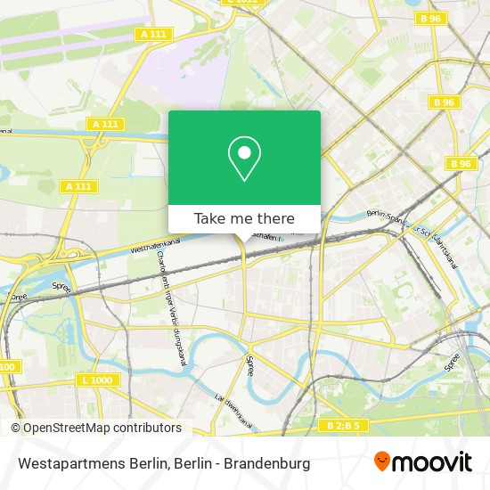 Westapartmens Berlin map
