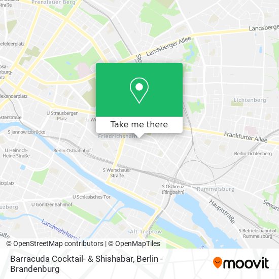 Карта Barracuda Cocktail- & Shishabar