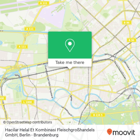 Hacilar Helal Et Kombinasi Fleischgroßhandels GmbH, Beusselstraße 44 map