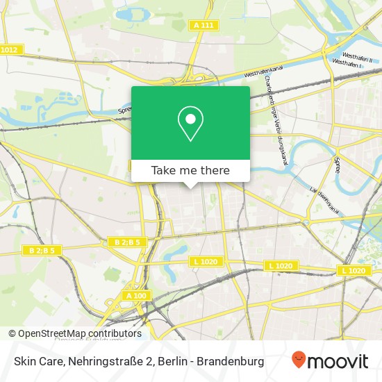 Skin Care, Nehringstraße 2 map