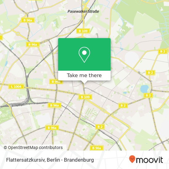 Карта Flattersatzkursiv, Brauhausstraße 11