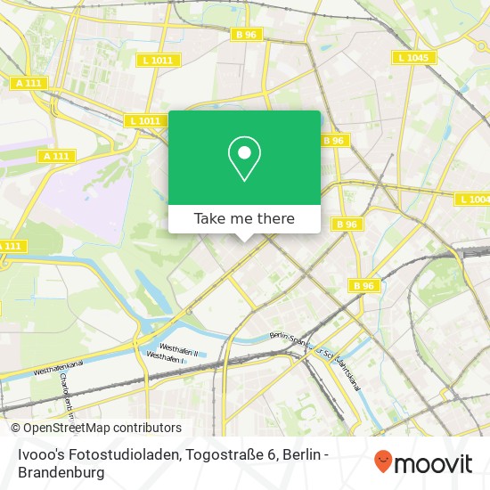 Карта Ivooo's Fotostudioladen, Togostraße 6