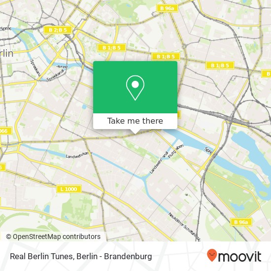Real Berlin Tunes map