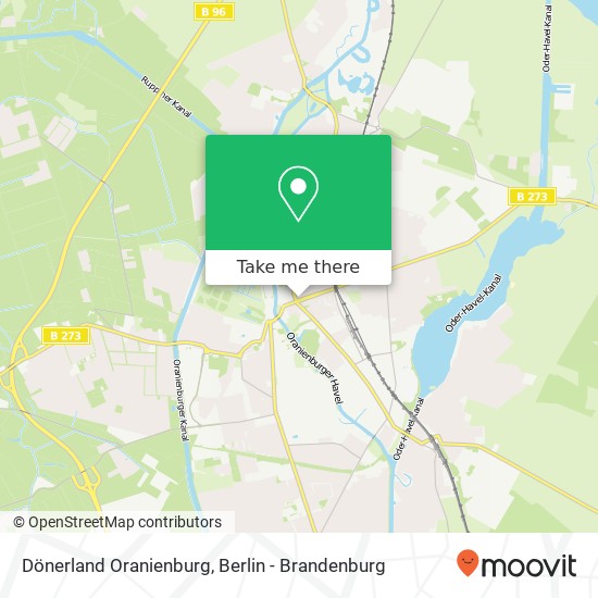 Dönerland Oranienburg, Bernauer Straße 18B map