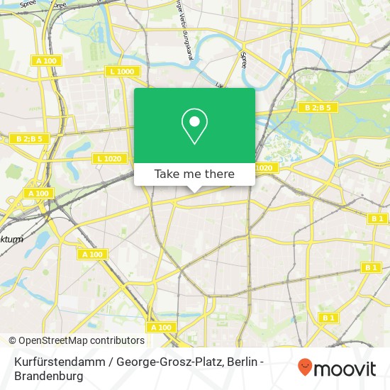 Карта Kurfürstendamm / George-Grosz-Platz, Charlottenburg, 10707 Berlin