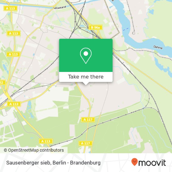 Sausenberger sieb, Bohnsdorf, 12526 Berlin map