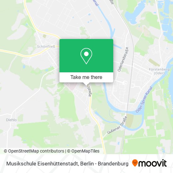 Musikschule Eisenhüttenstadt map