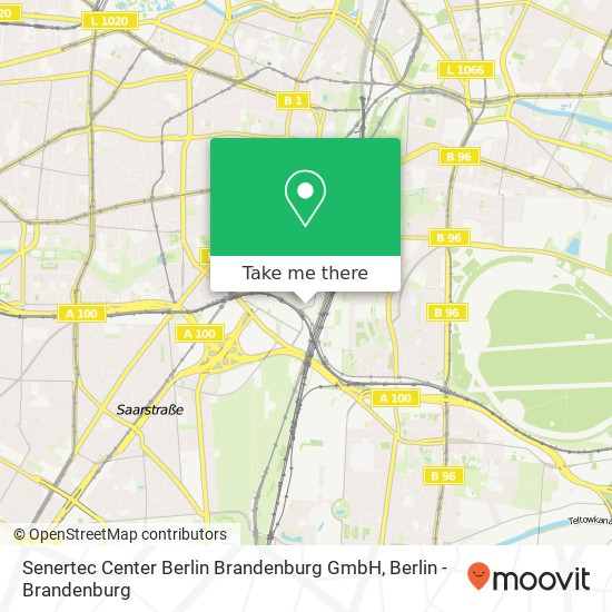 Senertec Center Berlin Brandenburg GmbH map