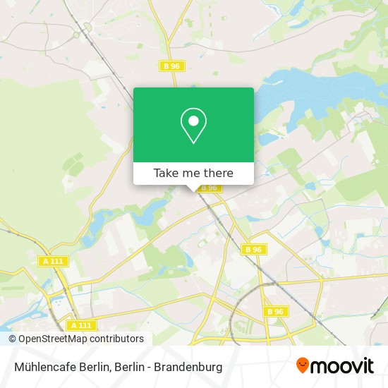 Mühlencafe Berlin map