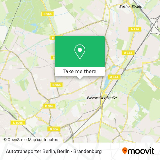 Autotransporter Berlin map