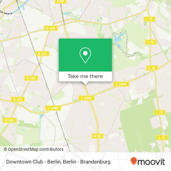 Карта Downtown Club - Berlin