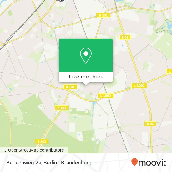 Barlachweg 2a, Marienfelde, 12277 Berlin map