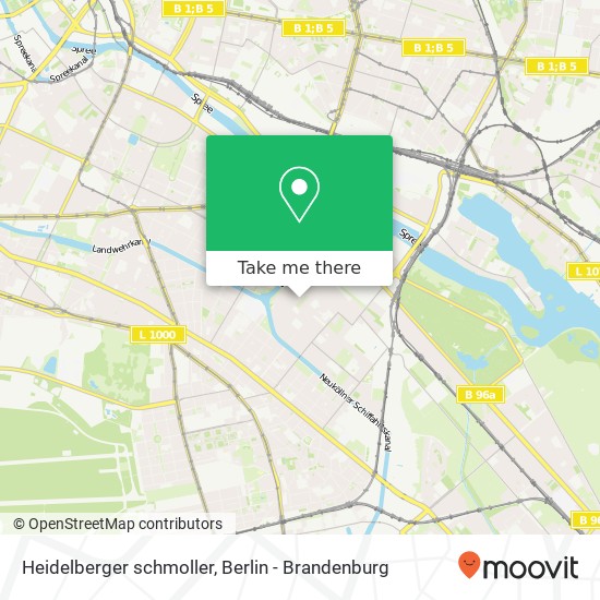 Heidelberger schmoller, Alt-Treptow, 12435 Berlin map