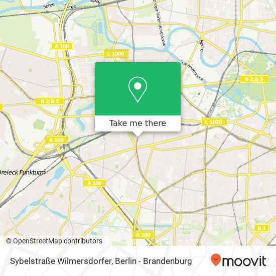Sybelstraße Wilmersdorfer, Charlottenburg, 10629 Berlin map
