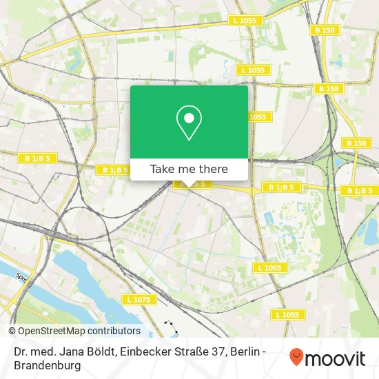 Dr. med. Jana Böldt, Einbecker Straße 37 map