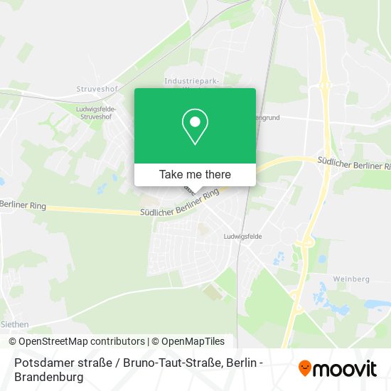 Карта Potsdamer straße / Bruno-Taut-Straße