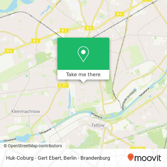 Карта Huk-Coburg - Gert Ebert, Nieritzweg 30