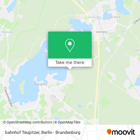 bahnhof Teupitzer map