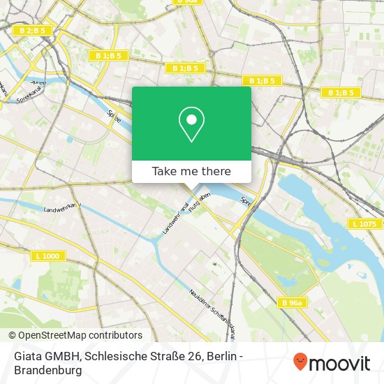 Карта Giata GMBH, Schlesische Straße 26