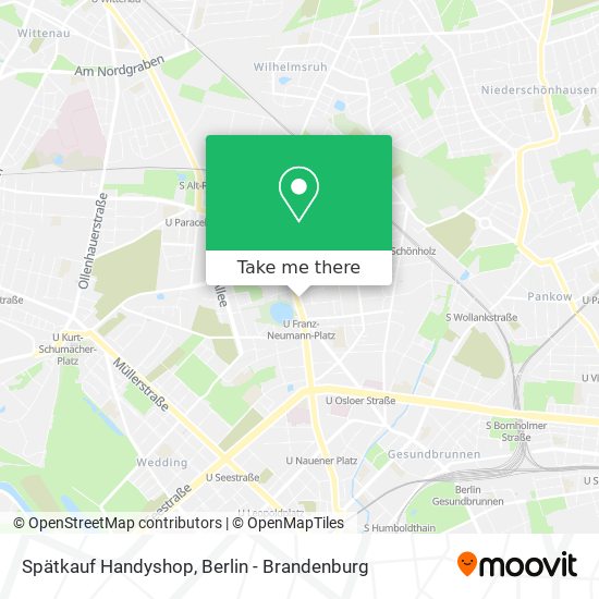 Карта Spätkauf Handyshop