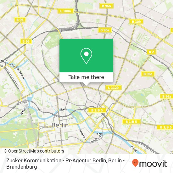 Zucker.Kommunikation - Pr-Agentur Berlin, Torstraße 107 map