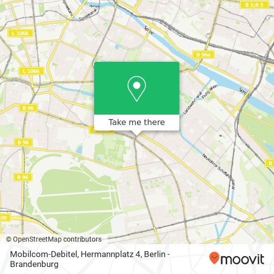 Карта Mobilcom-Debitel, Hermannplatz 4