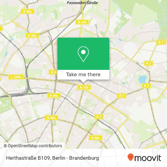 Herthastraße B109, Pankow, 13189 Berlin map