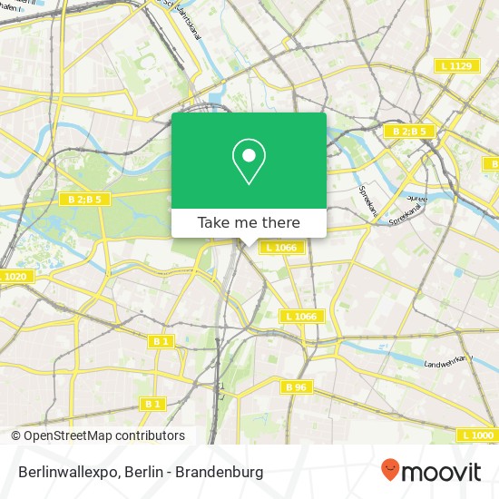 Карта Berlinwallexpo