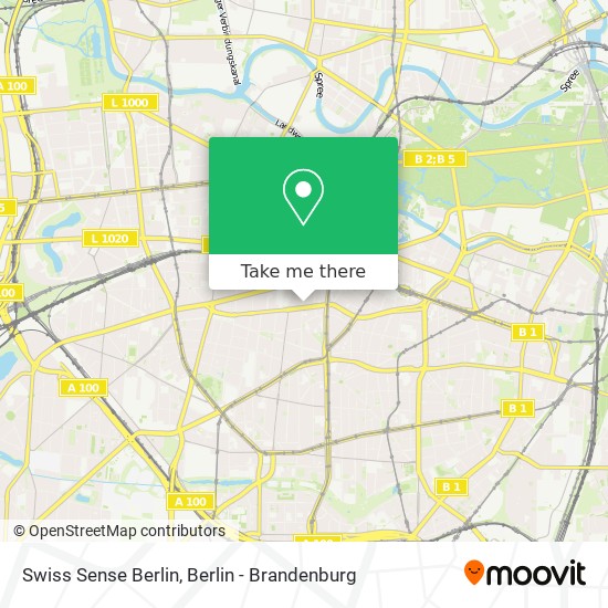 Swiss Sense Berlin map