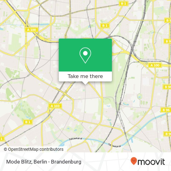 Mode Blitz, Bismarckstraße 72 map