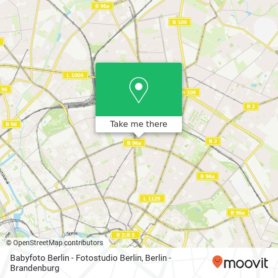 Babyfoto Berlin - Fotostudio Berlin, Pappelallee 5A map