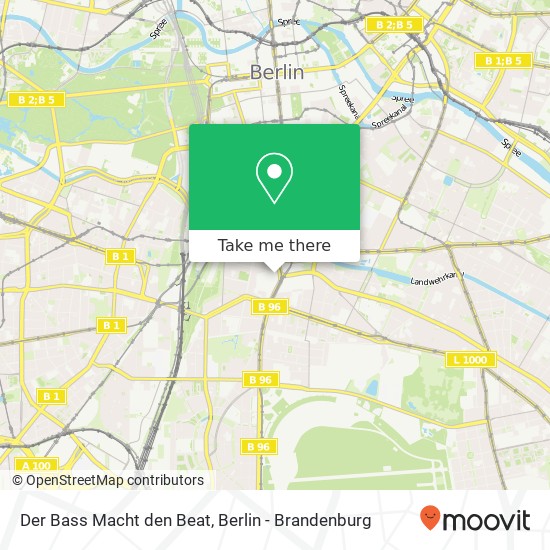 Der Bass Macht den Beat, Obentrautstraße map