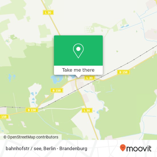 bahnhofstr / see, Seefeld, 16356 Werneuchen map