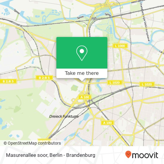 Masurenallee soor, Westend, 14057 Berlin map