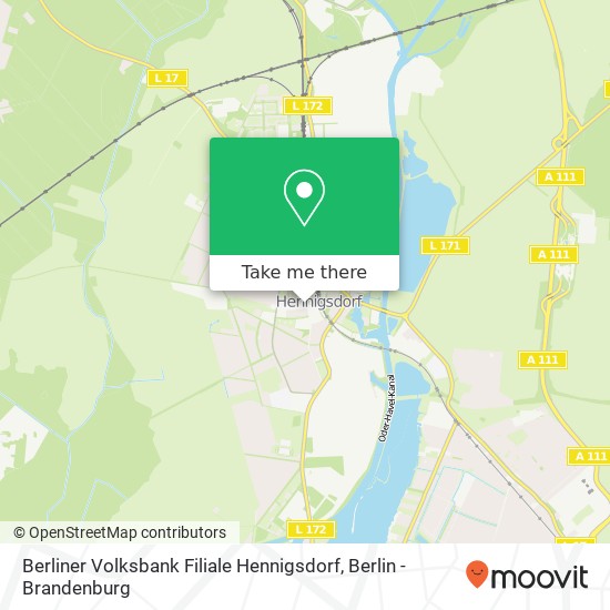 Berliner Volksbank Filiale Hennigsdorf, Havelpassage 2 map