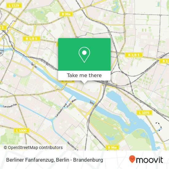Карта Berliner Fanfarenzug, Modersohnstraße 53