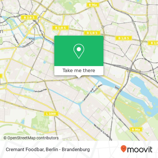 Cremant Foodbar, Wrangelstraße 42 map