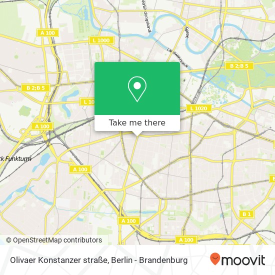 Olivaer Konstanzer straße, Wilmersdorf, 10707 Berlin map