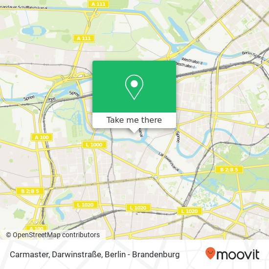 Carmaster, Darwinstraße map