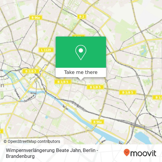 Wimpernverlängerung Beate Jahn map