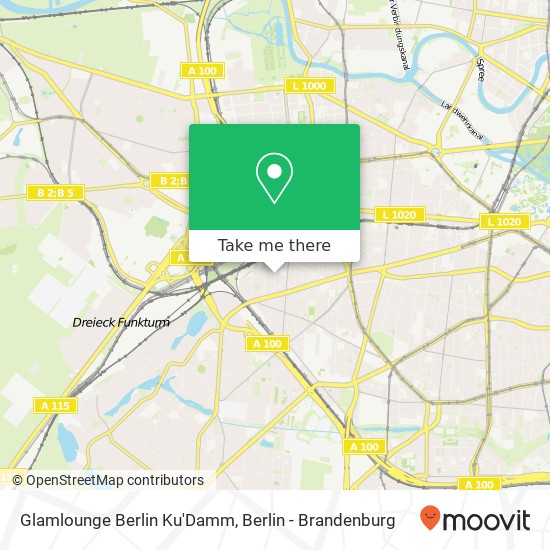 Glamlounge Berlin Ku'Damm map