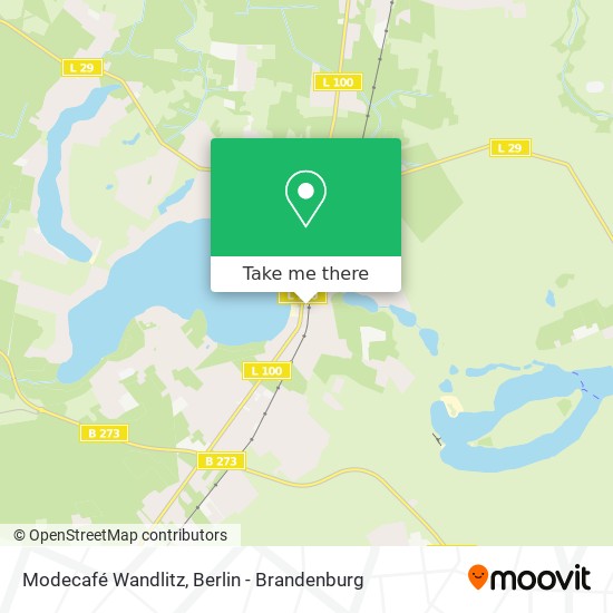 Карта Modecafé Wandlitz
