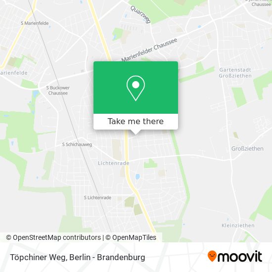 Töpchiner Weg map