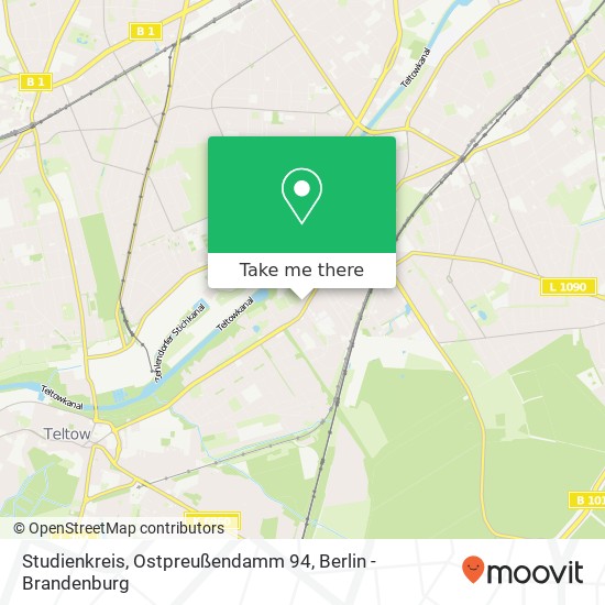 Studienkreis, Ostpreußendamm 94 map