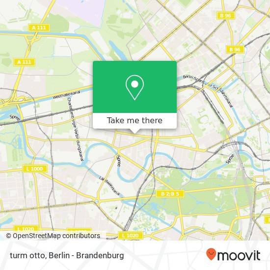 turm otto, Moabit, 10555 Berlin map